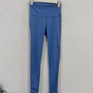 Blue High-Waisted Leggings